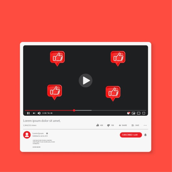 مسح مقطع من اليوتيوب